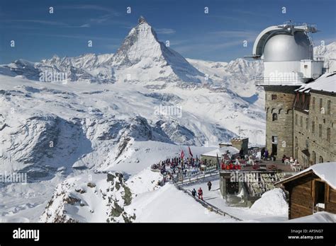 SWITZERLAND, Wallis/Valais, ZERMATT. Gornergrat Mountain , Gornergrat ...