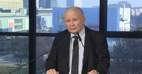 Jarosław Kaczyński ostro do dziennikarza TVN Spięcie na konferencji