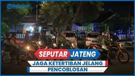 Patroli Skala Besar Di Batang Aparat Gabungan Jaga Ketertiban Jelang