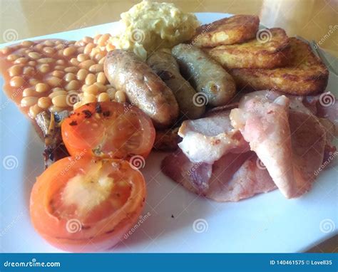 British breakfast stock image. Image of unhealthy, diet - 140461575