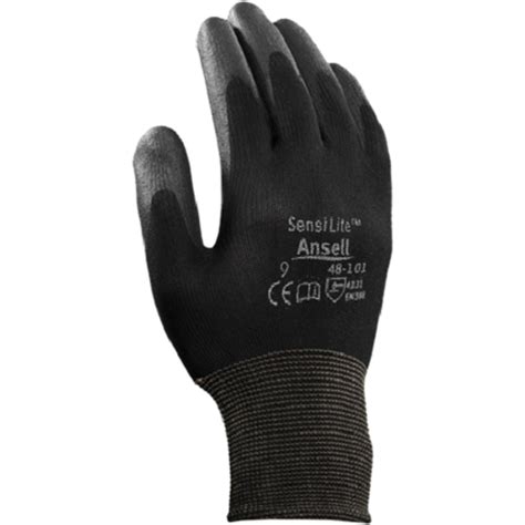 Ansell Sensilite Polyurethane Palm Coated Gloves Size Pairs