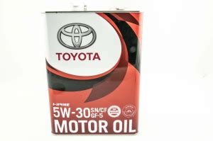 !масло синтетика 5W30 Toyota 4л API: SN/CF. ILSAC GF-5 бенз/диз ...