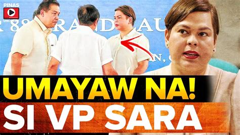 BREAKING NEWS VP Inday Sara Duterte UMATRAS NA Sa LABAN Sa