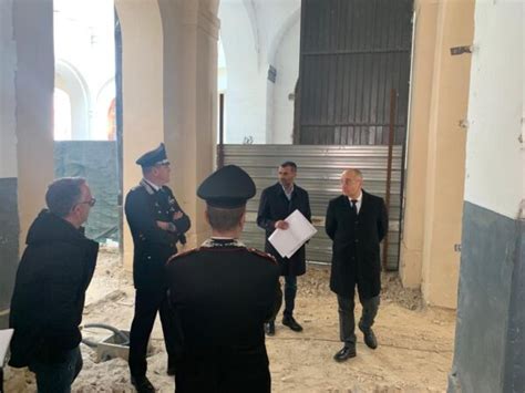 Bari Sopralluogo Del Sindaco E Dellassessore Galasso Sul Cantiere