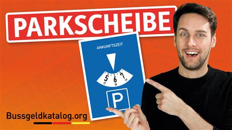 Parken mit Parkscheibe Vorschriften und Bußgelder