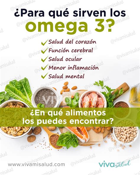 Para qué sirven los omega 3 Guía de nutrición Consejos de