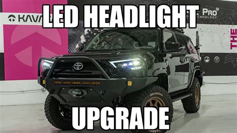 AlphaRex NOVA Series LED Headlights Install Lighting Comparisons