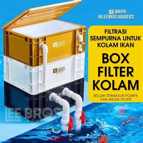 Jual Filter Kolam Ikan Koi Hias Ember Bio Filter Kolam Tong Filter