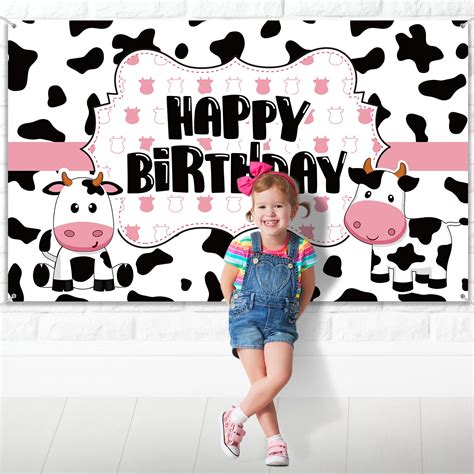 Buy Cow Birthday Party Supplies Funny Cow Party Decorations Backdrop