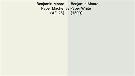 Benjamin Moore Paper Mache Vs Paper White Side By Side Comparison