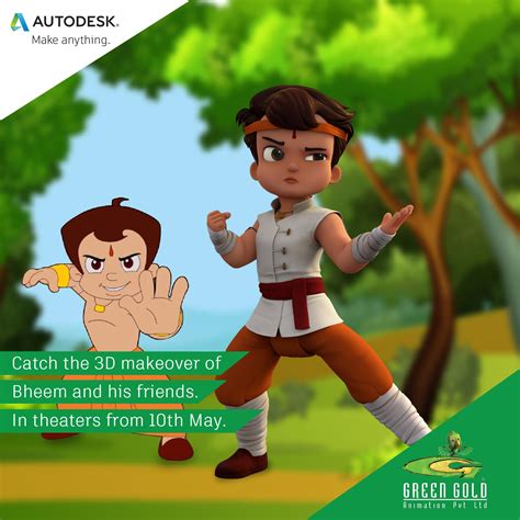 Autodesk India On Twitter Catch The 3d Makeover Of Chhota Bheem And