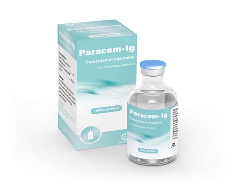 Paracetamol Infusion 1g China Paracetamol And Infusion