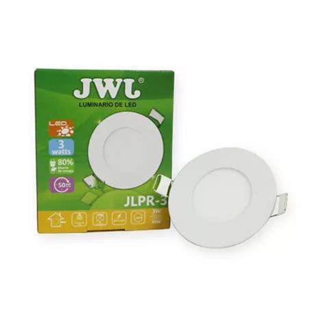 Panel Led Empotrable En Plafon Luz Blanca 3w Jlpr3 Jwj 5 Pz MercadoLibre