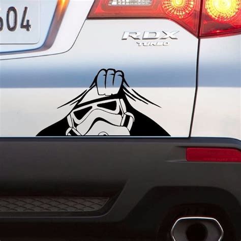 Stormtrooper Peek Sticker Etsy