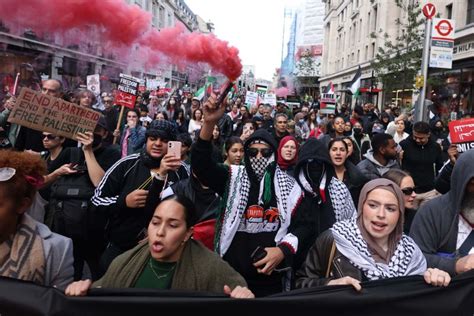 Pro Palestinian Protest Rallies Draw Thousands In London Other British