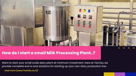 Mini Dairy Plant Capacity 100 To 500 L At 480000 In Navi Mumbai