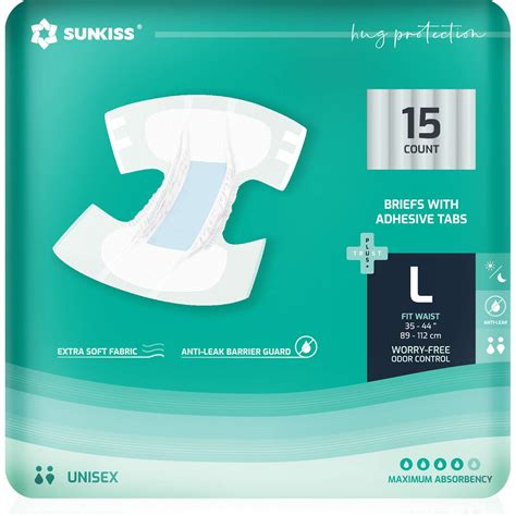 Sunkiss Trustplus Adult Diapers With Maximum Absorbency Disposable