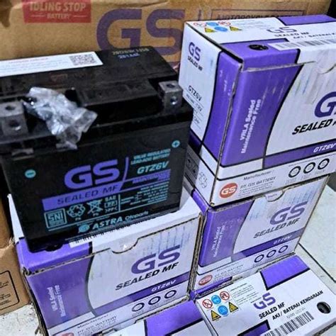 Jual AKI GS ASTRA GTZ6V BUAT MOTOR VARIO PCX CBR BEAT LED AKI