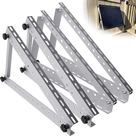 Pair Support Solar Panel Adjustable Solar Panel Tilt Mount Brackets