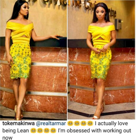 Toke Makinwas Fans Reaction On Her New Skinny Look Photo Gistmania