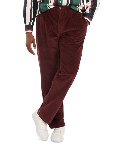 Tommy Hilfiger Men S Double Pleat Corduroy Pants Macy S