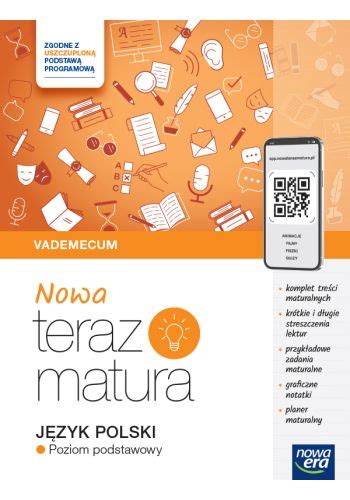 Nowa Teraz Matura J Polski 2025 NE Vademecum Podstawowe 16355951655