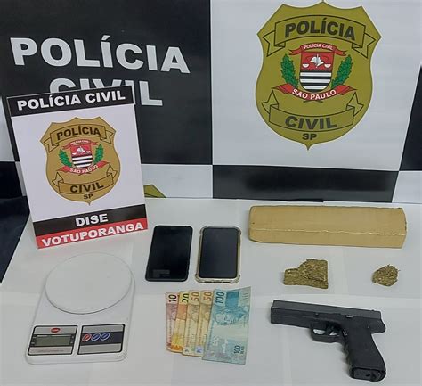 DISE Prende Traficante Droga E Simulacro De Pistola Em Votuporanga