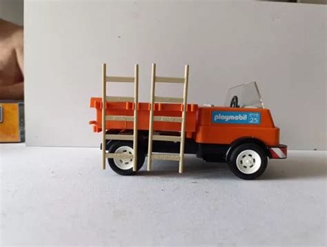 Playmobil Vintage Camion De Chantier Travaux Dde Eur