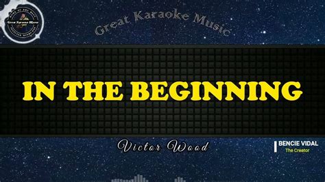 In The Beginning Victor Wood Chords - Chordify