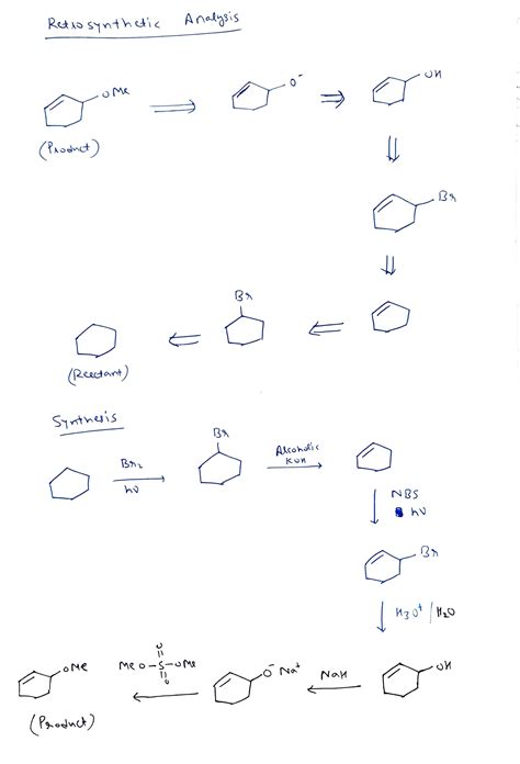 Solved 8 Complete The Following Retrosynthetic Analysis Show All