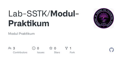 GitHub Lab SSTK Modul Praktikum Modul Praktikum