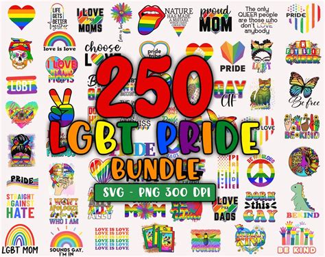 Lgbt Png Svg Bundle Gay Pride Svg Lgbt Shirt Design Lesbian Svg