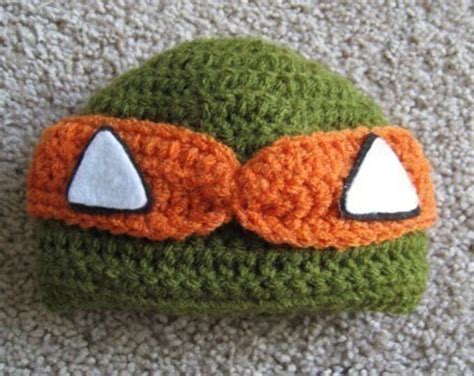 Ninja Turtle Hat Pattern Crochet Pdf Any Size Etsy