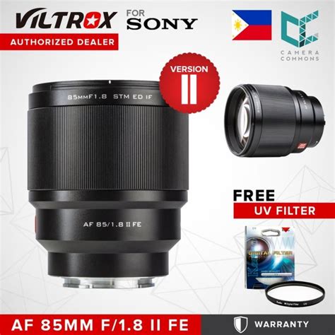 Viltrox AF 85mm F 1 8 II Version 2 Lens For Sony FE E Mount Autofocus