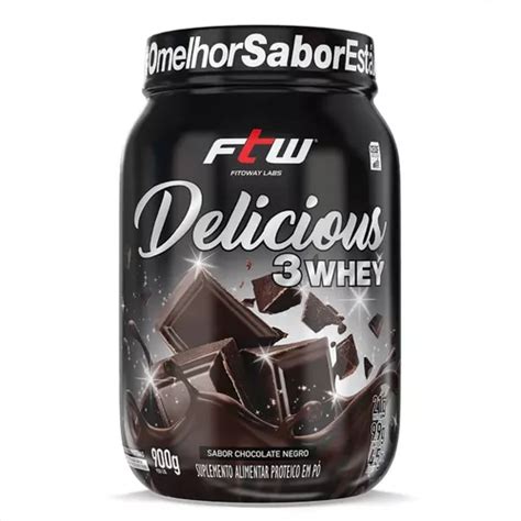 Whey Protein Concentrado Aislado Ftw G Chocolate Negro