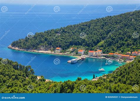 Trstenik Town On Peljesac Peninsula Croatia Stock Image Image Of