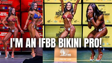 I WON MY IFBB BIKINI PRO CARD PLACED TOP 4 AT MY PRO DEBUT YouTube