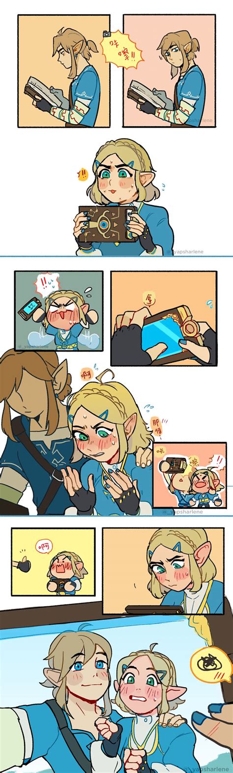 Botw2 Oc Shutter A Short Zelink Fan Comic Legend Of Zelda Memes Zelda Funny Legend Of