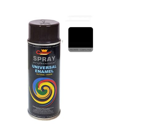 Farba Spray 400ml Ral9005 Czarny Mat Uniwersalna 5905179471635 Cena