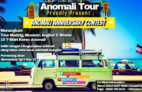 Kontes Foto Anniversary AnomaliTour Berhadiah Liburan INSURANCE