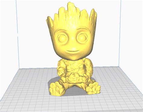 Archivo STL FLORERO MACETA BABY GROOTPlan De Impresora 3D Para