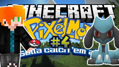 Playthrough Minecraft Pixelmon Catching Riolu Youtube