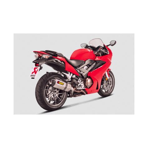 AKRAPOVIC Honda VFR 800 F 2017 2020 pot d échappement en TITANE