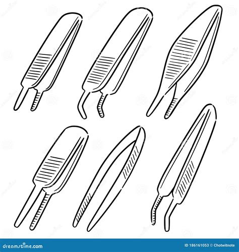 Vector Set Of Forceps | CartoonDealer.com #121028624