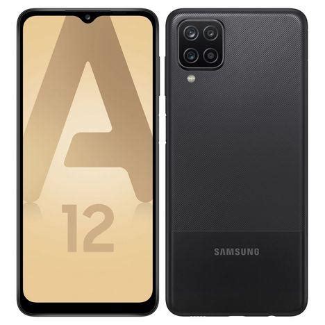 Galaxy A12 64 Go Dual Sim Noir Débloqué reconditionné Back Market