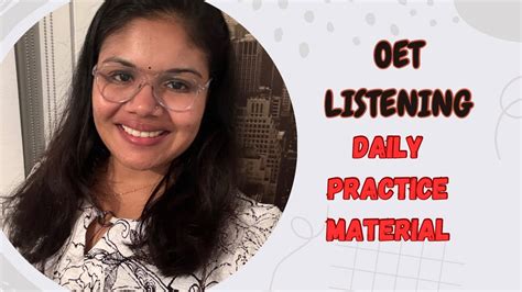 Daily Oet Listening Practice Material Oet Exam Model Material Oet