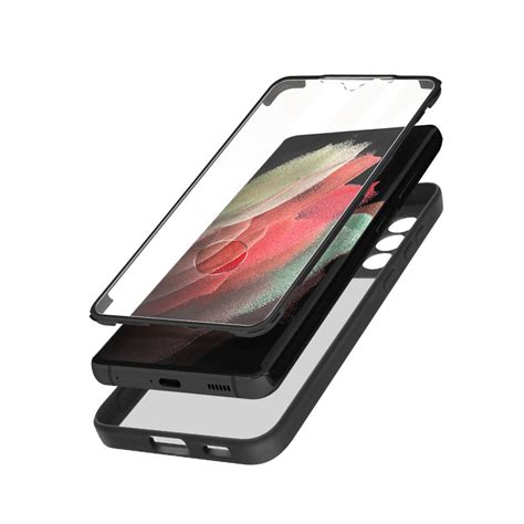 Etui Do Samsunga Galaxy S Ultra Plexiglas Back I Polymer Front Czarne