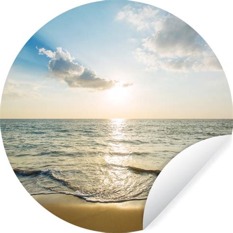 Wallcircle Muurstickers Behangcirkel Zee Zomer Strand