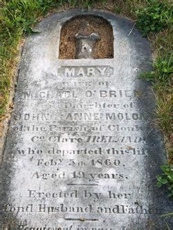 Mary O Brien inconnu 1860 Mémorial Find a Grave