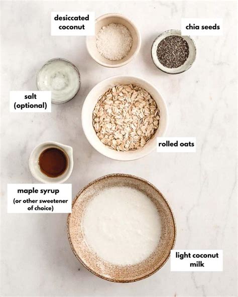 Overnight Oats With Coconut Milk Wholefood Soulfood Kitchen